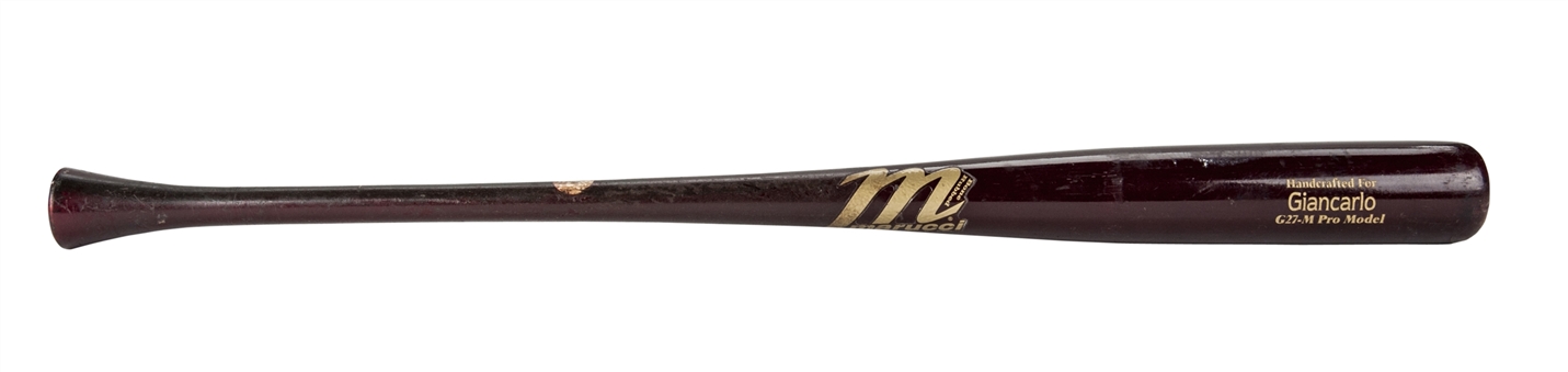 2013 Giancarlo Stanton Game Used Marucci G27-M Model Bat (PSA/DNA GU 9.5)